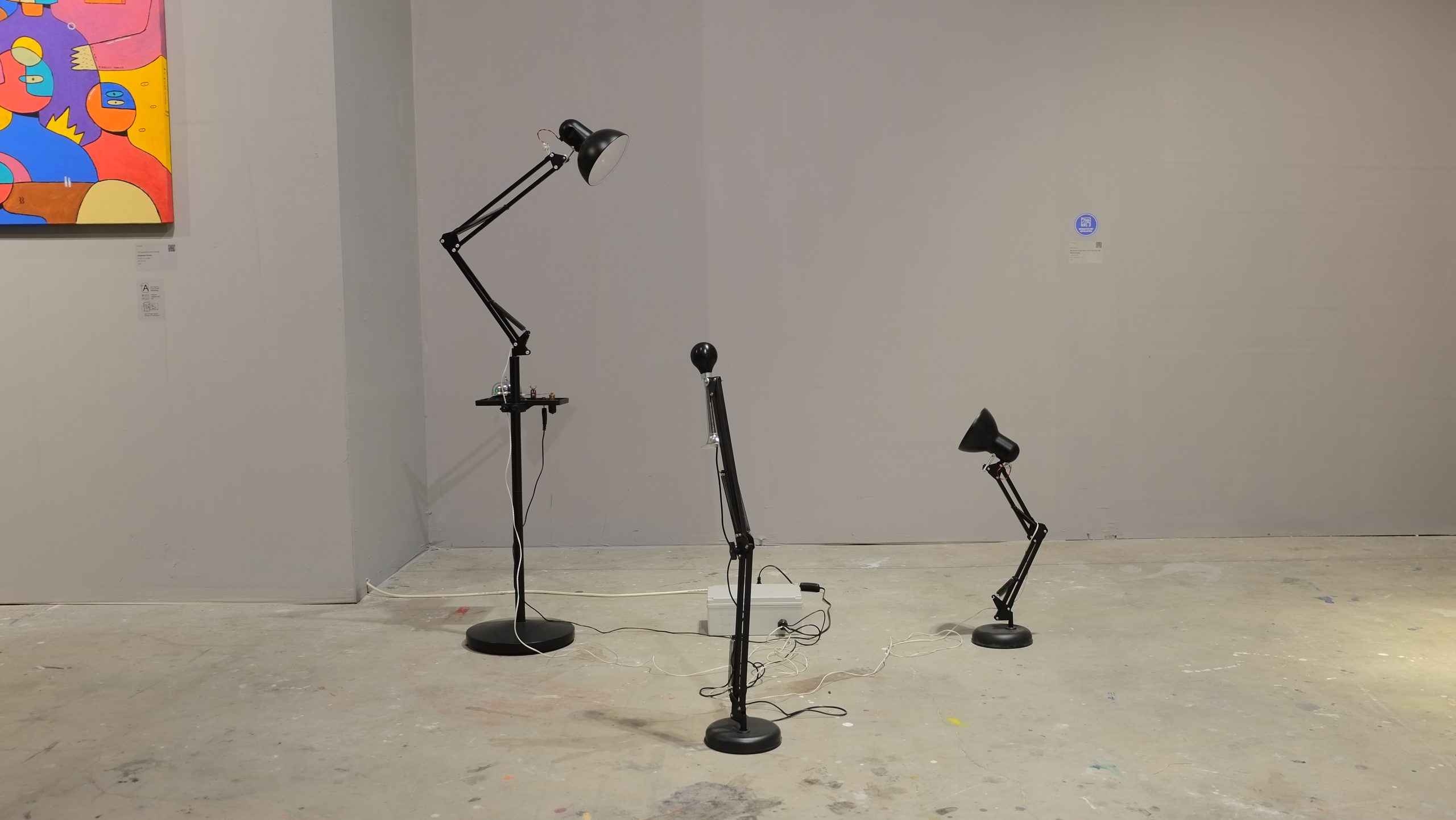 Moch Hasrul_The game is not lost or won until the last bibitulit goes_550 x 180 x 180 cm_Arduino, tiang besi, pena tato, bell meja_2023_1.JPG2